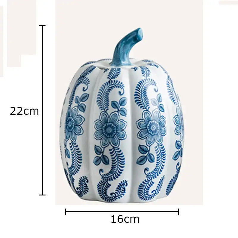 Porcelain Pumpkin Vase