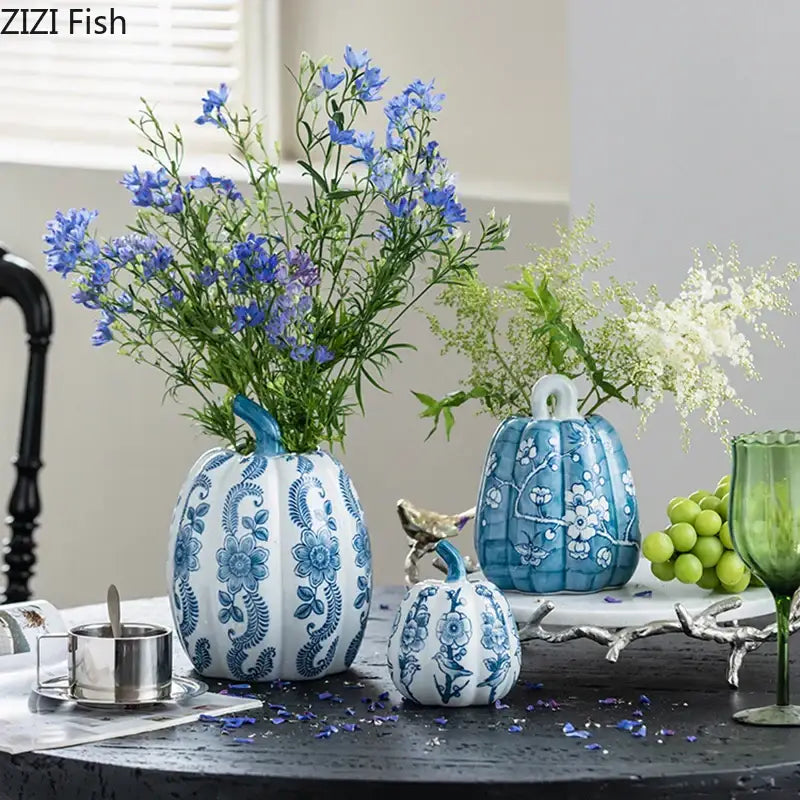 Porcelain Pumpkin Vase