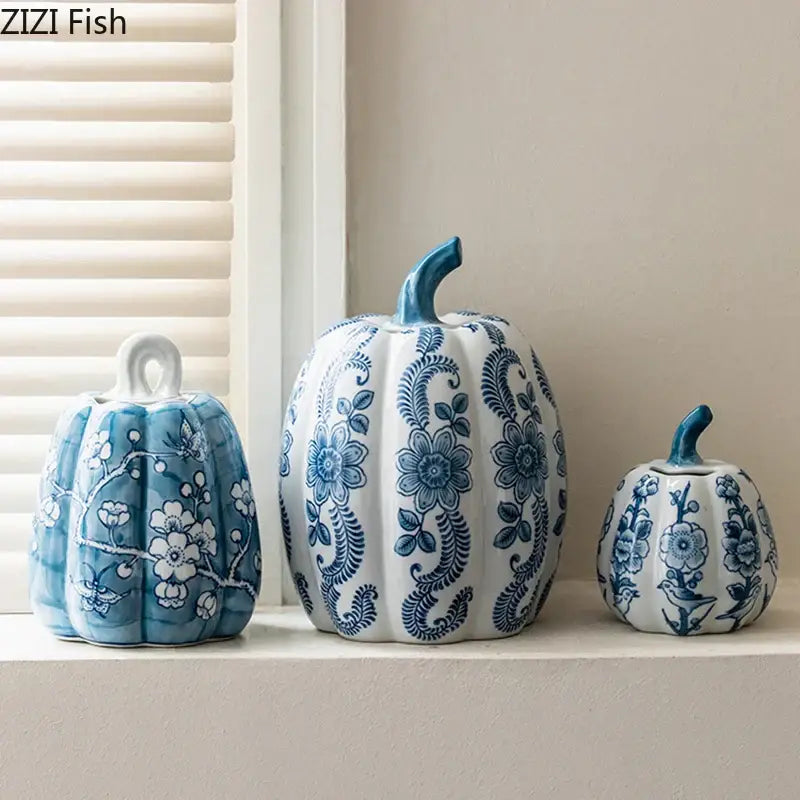 Porcelain Pumpkin Vase