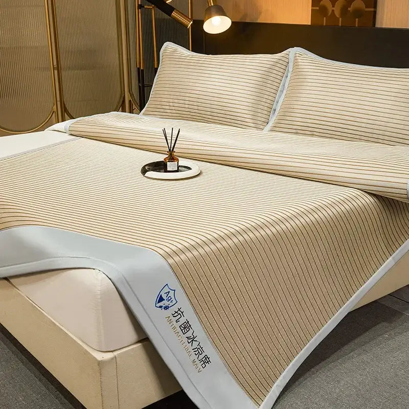 Blue Striped Cooling Mat