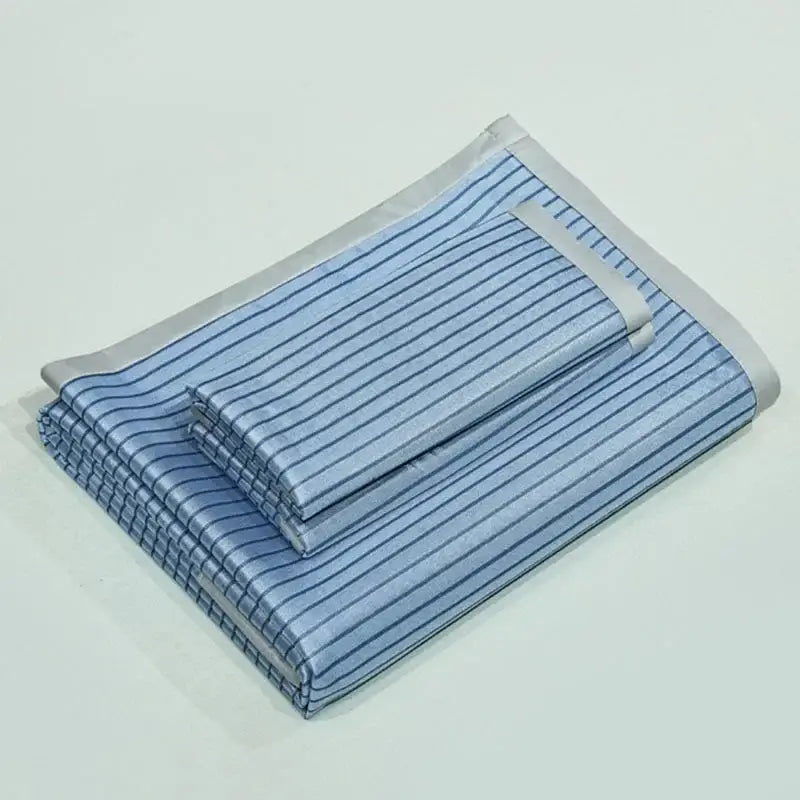 Blue Striped Cooling Mat