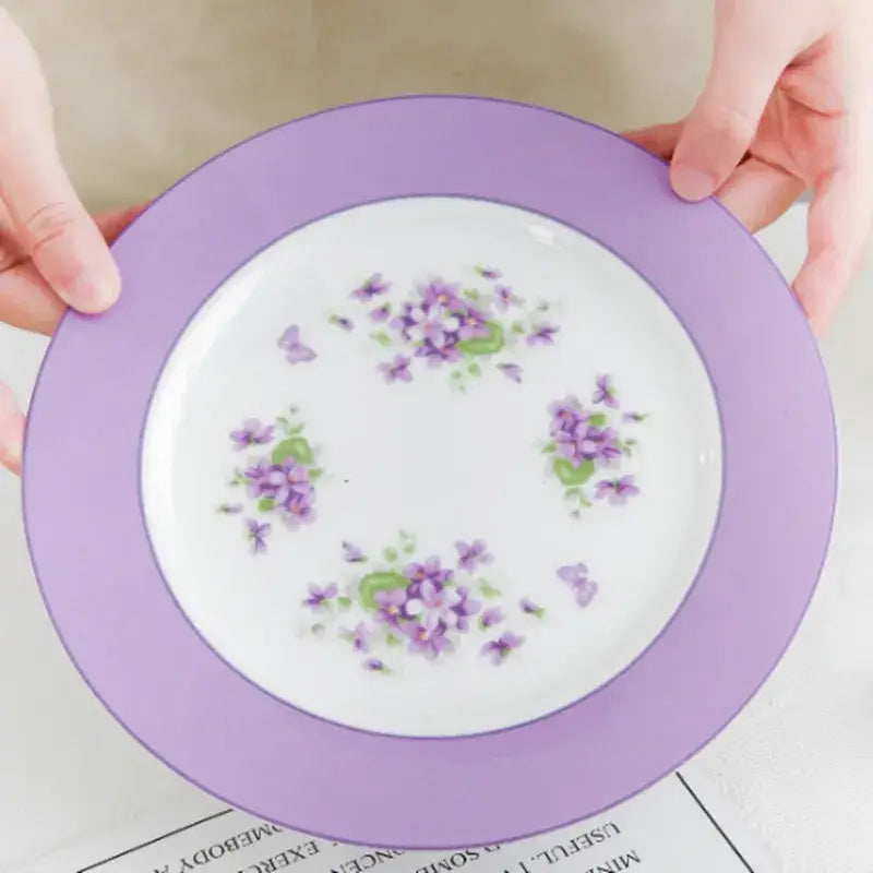 Blue Floral Porcelain Tea Set