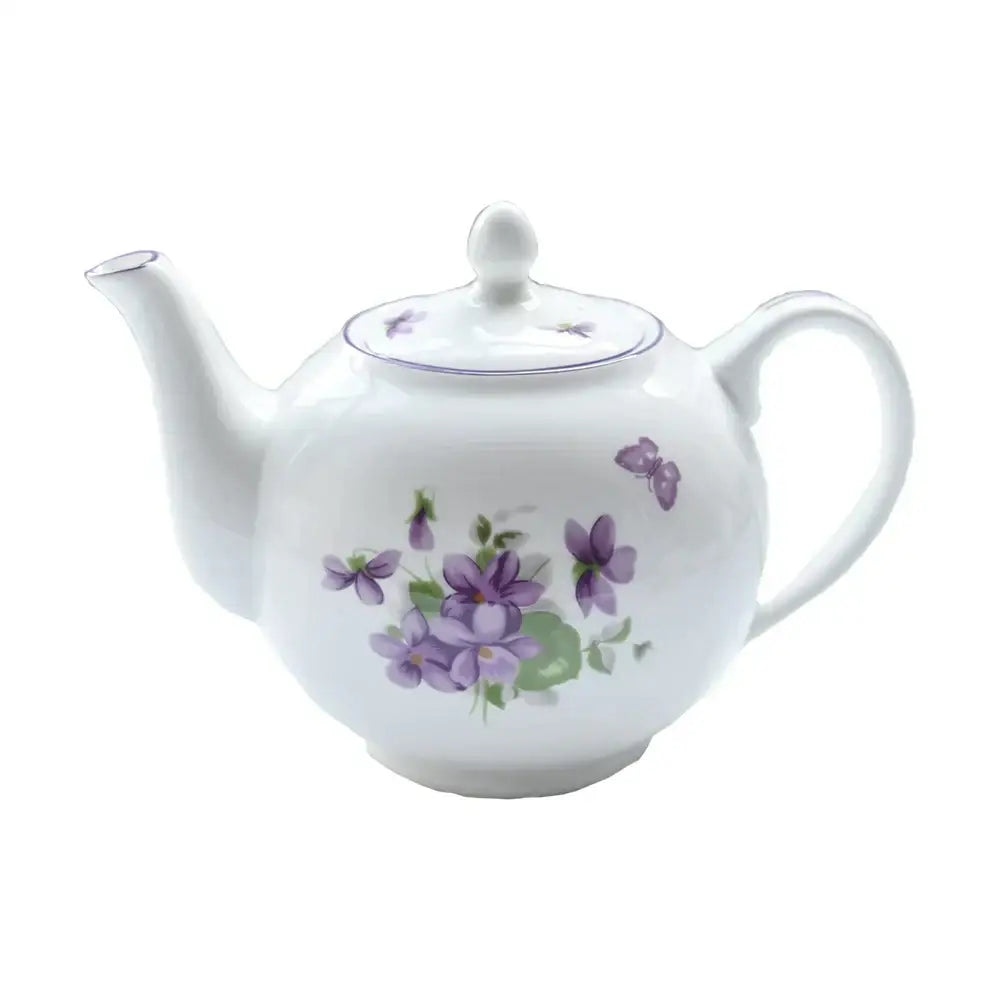 Blue Floral Porcelain Tea Set