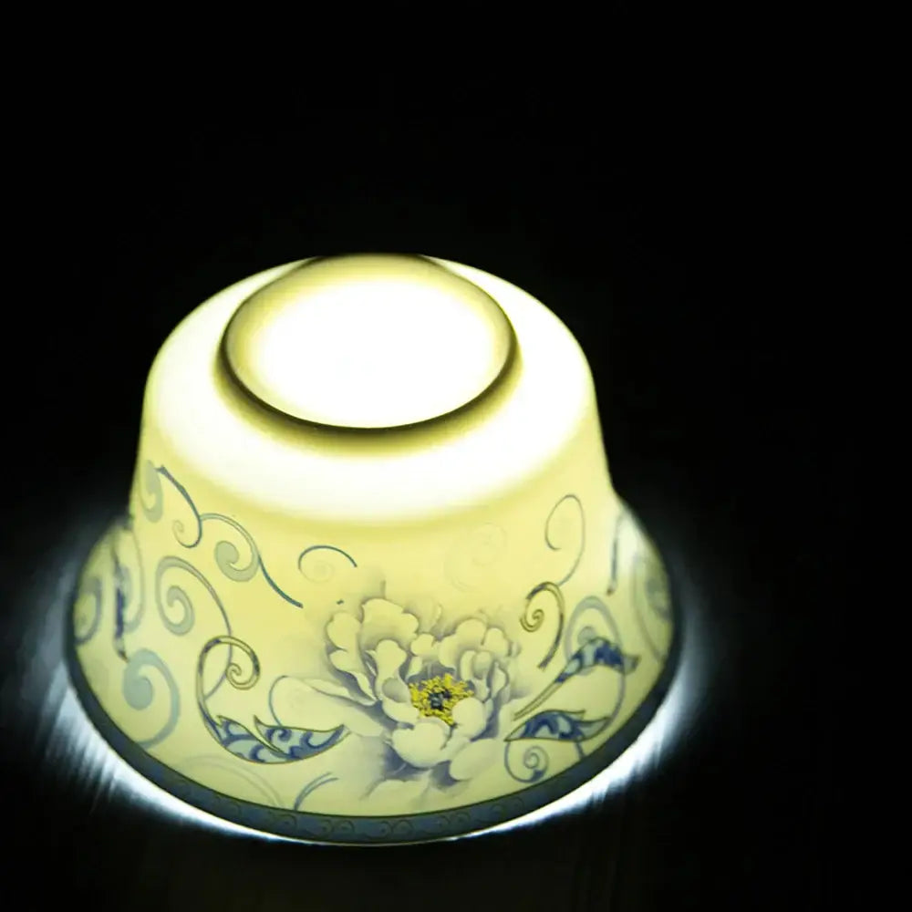 Floral Porcelain Tea Cup Set
