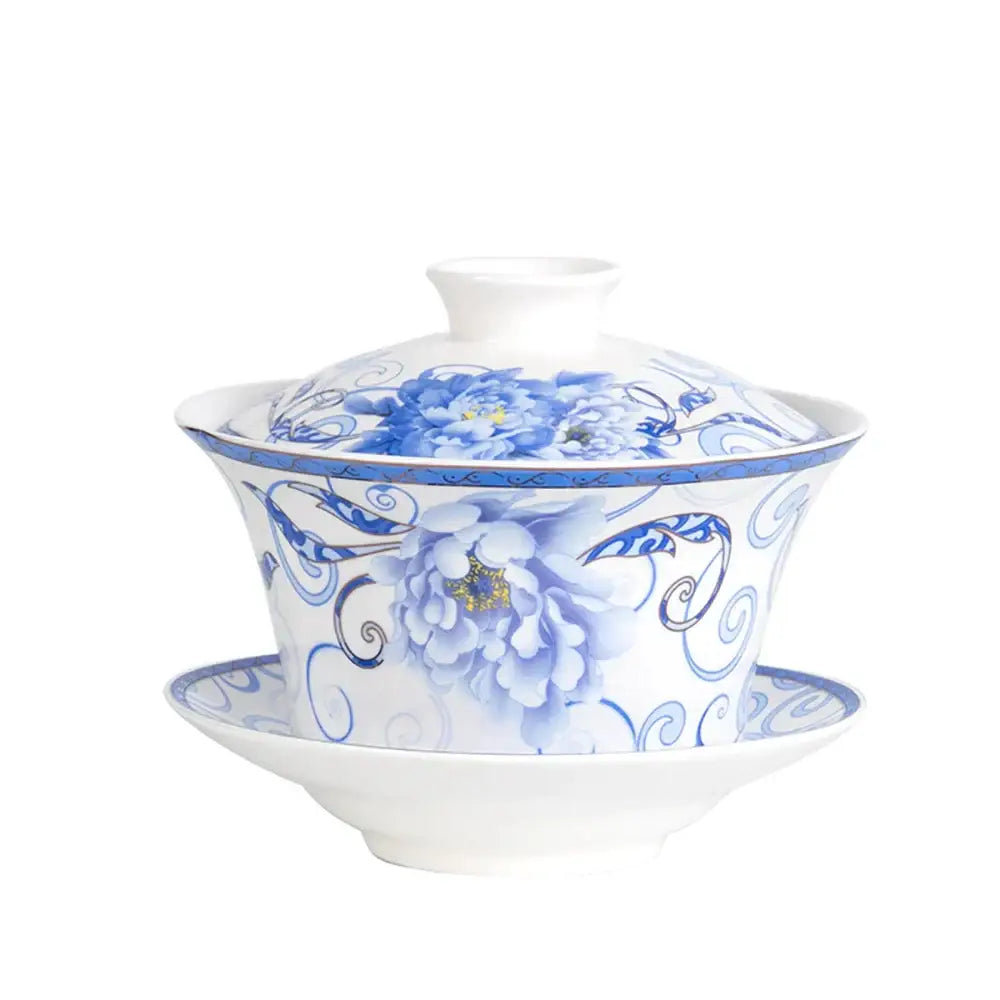 Floral Porcelain Tea Cup Set