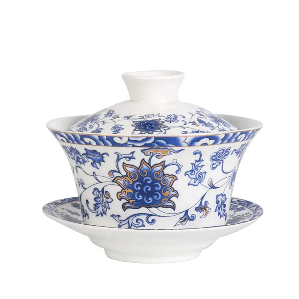 Floral Porcelain Tea Cup Set