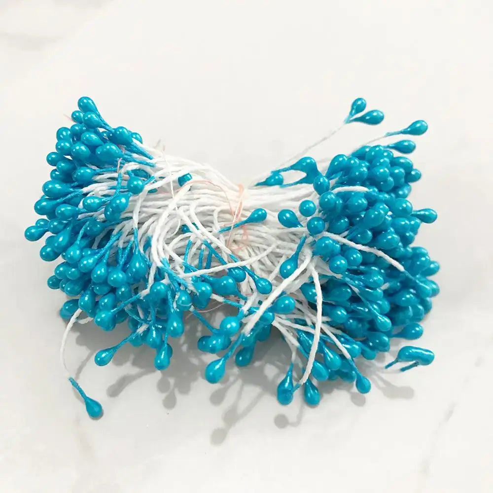 Blue Stamen Berry Decor