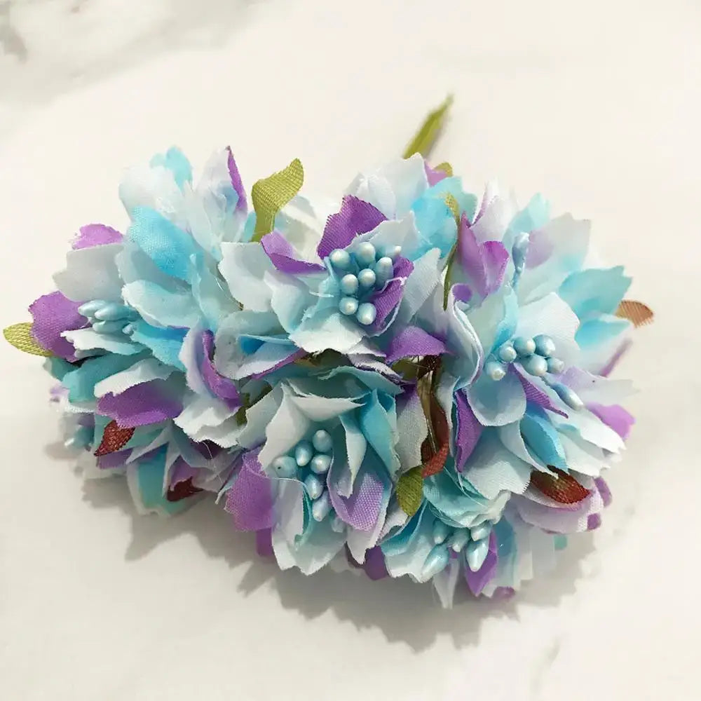 Blue Stamen Berry Decor