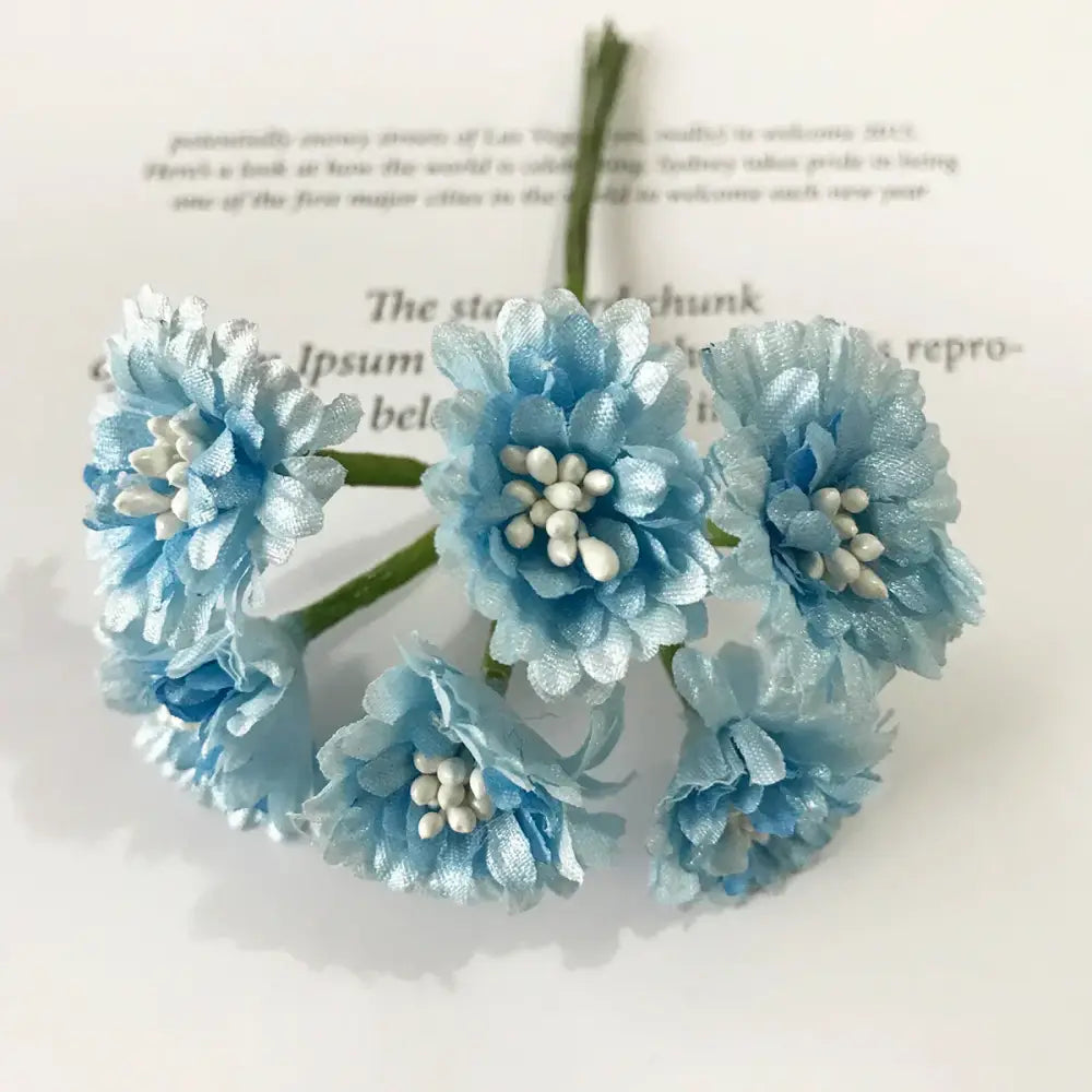 Blue Stamen Berry Decor