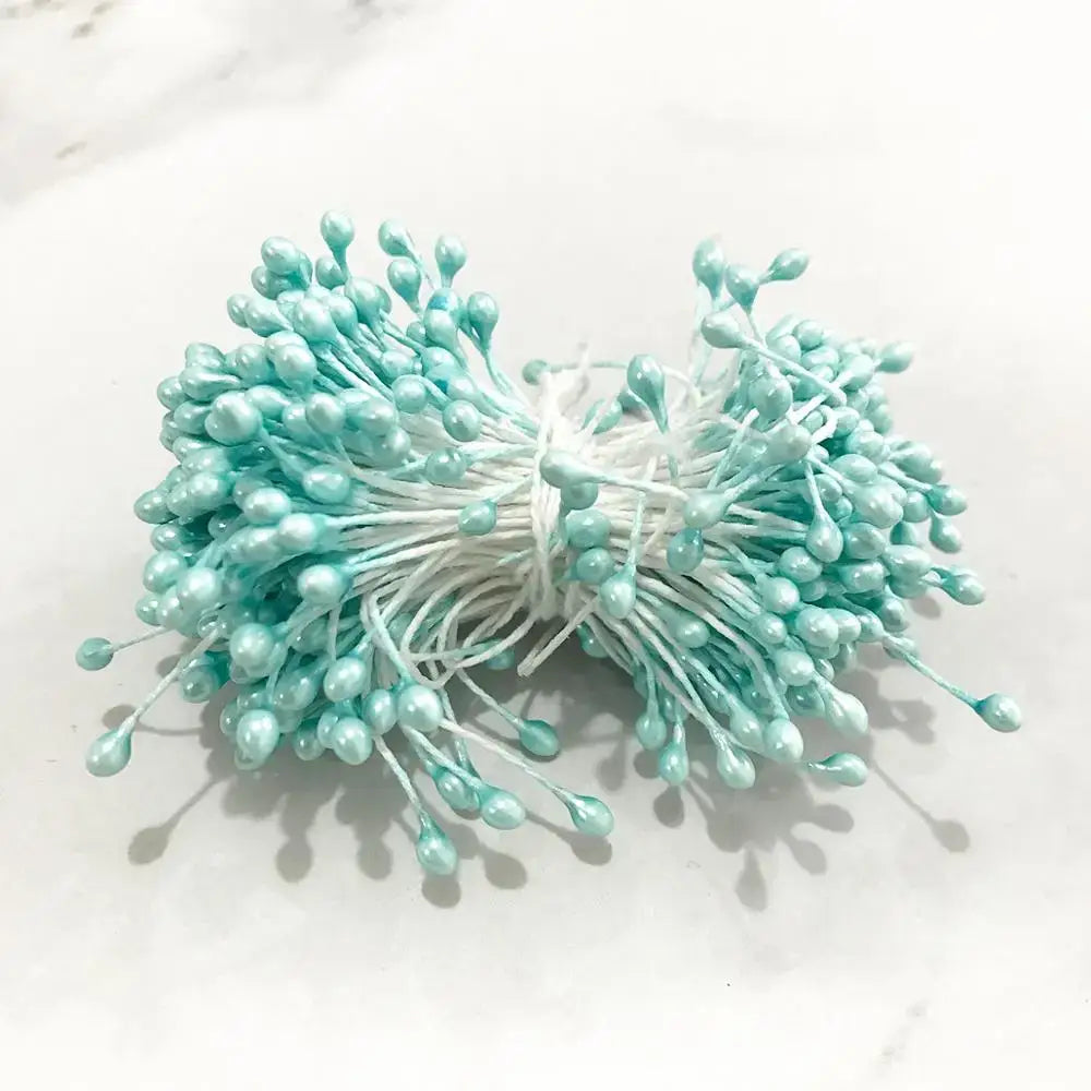 Blue Stamen Berry Decor