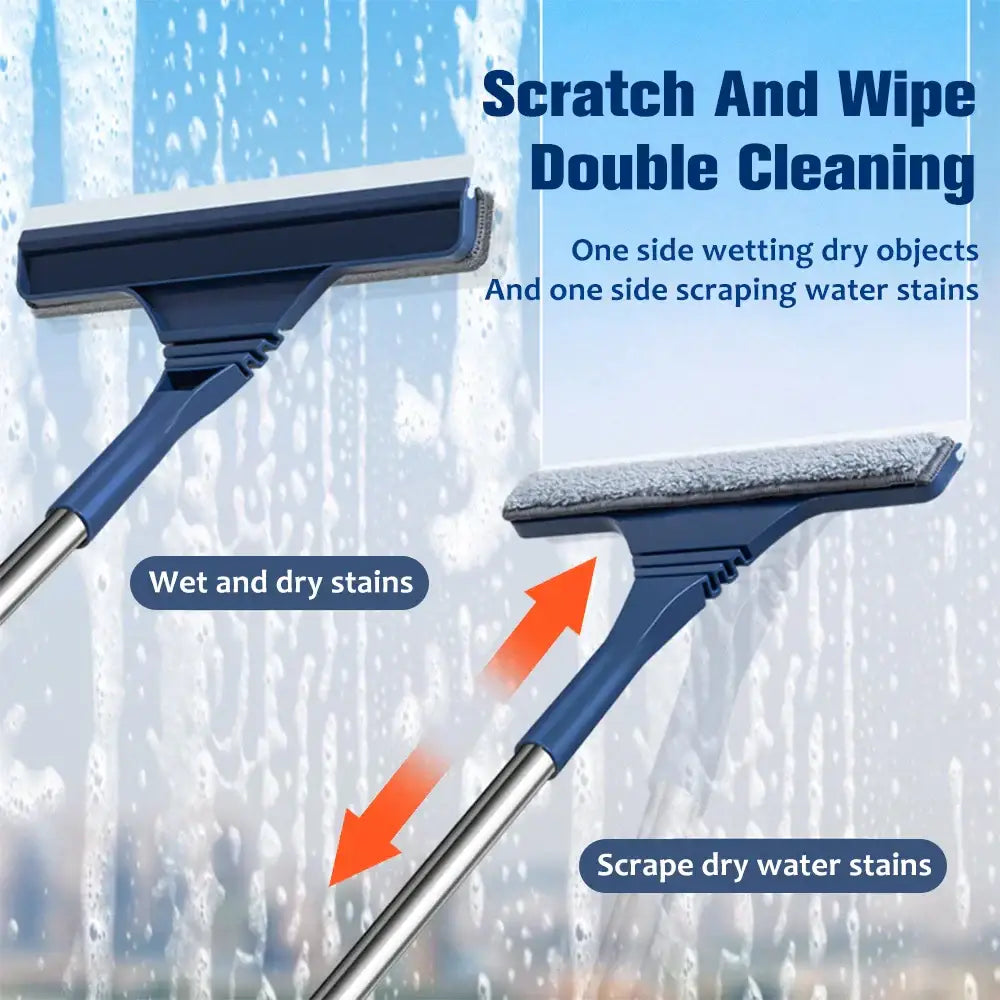Window Cleaner Blue Glass Wiper Living Room