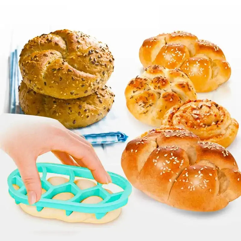 Blue Honeycomb Bread Molds