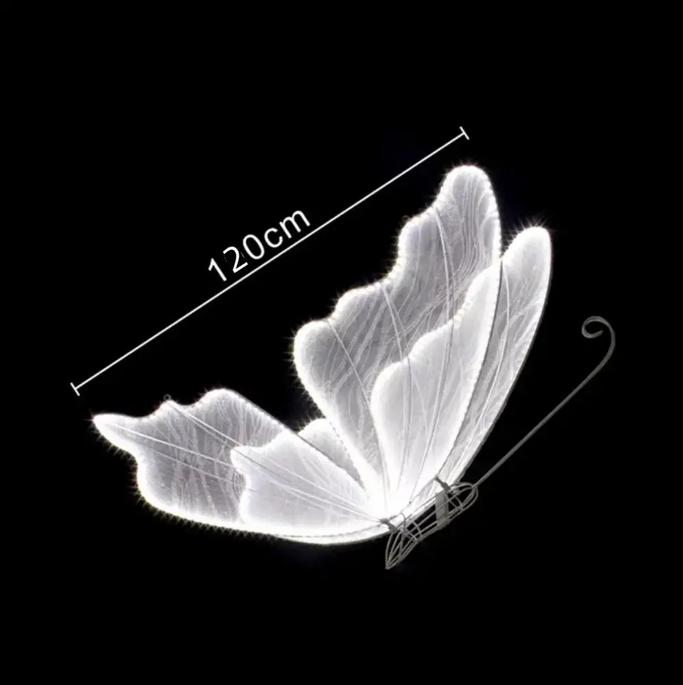 LED Blue Butterfly Decor