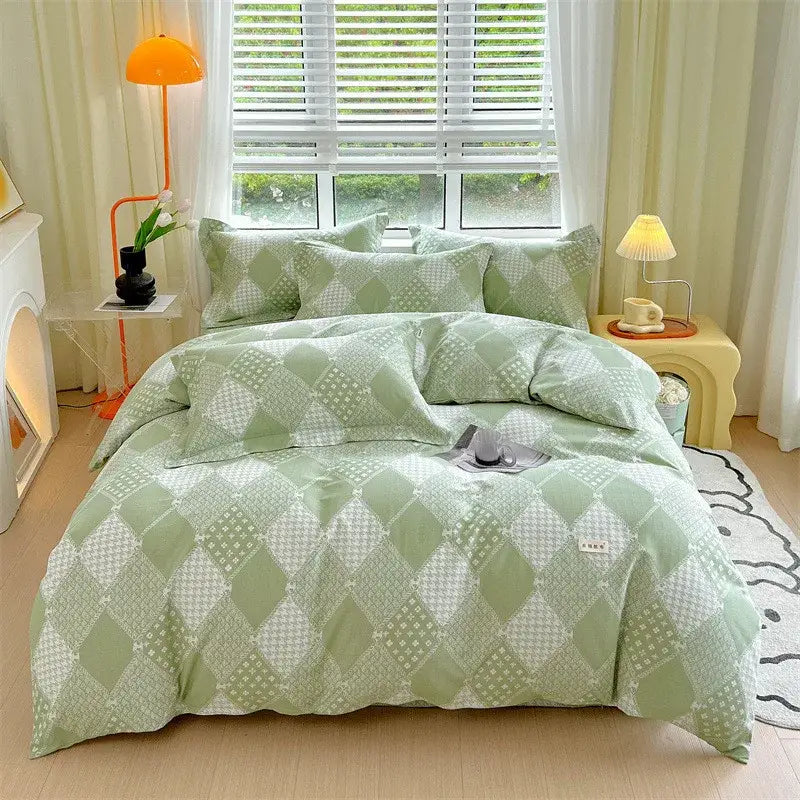 Blue Lavender Cotton Comforter