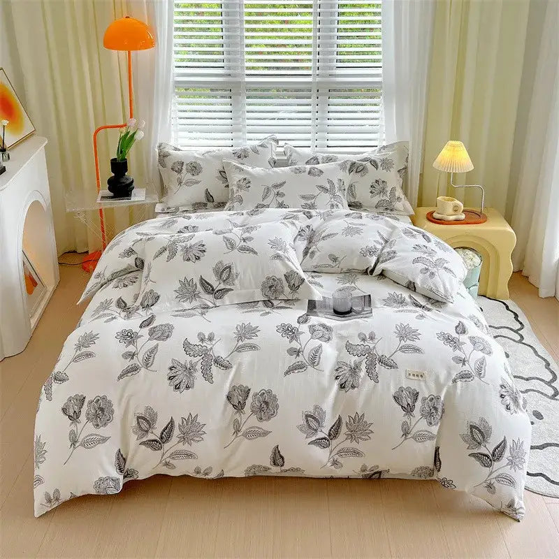 Blue Lavender Cotton Comforter