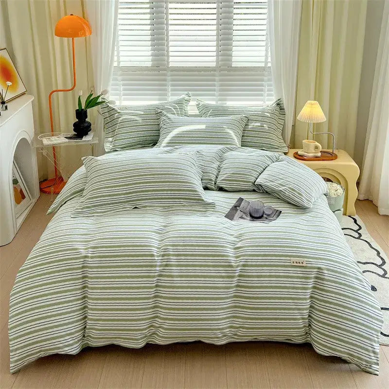 Blue Lavender Cotton Comforter