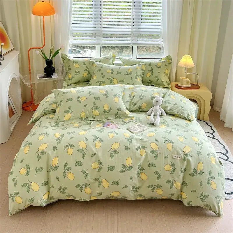 Blue Lavender Cotton Comforter