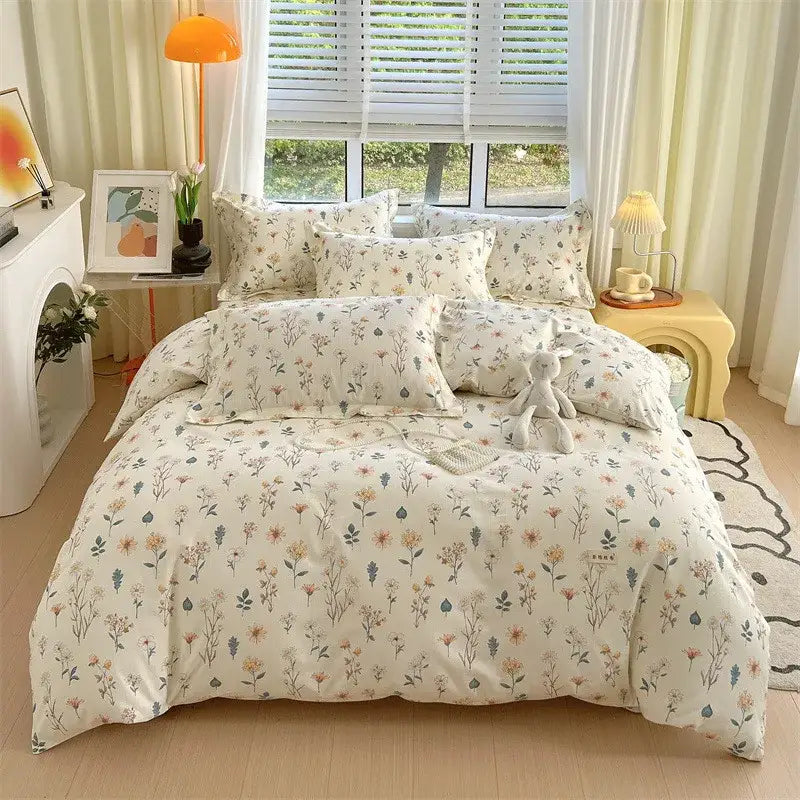 Blue Lavender Cotton Comforter