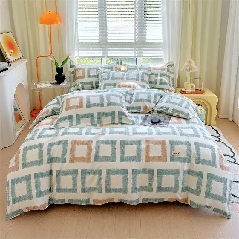 Blue Lavender Cotton Comforter