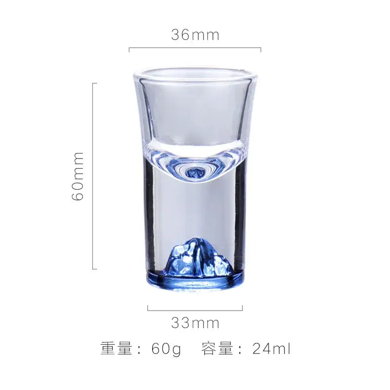 Blue Sake Glass Jug Set