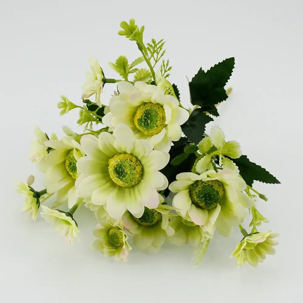 Blue Silk Floral Bouquet