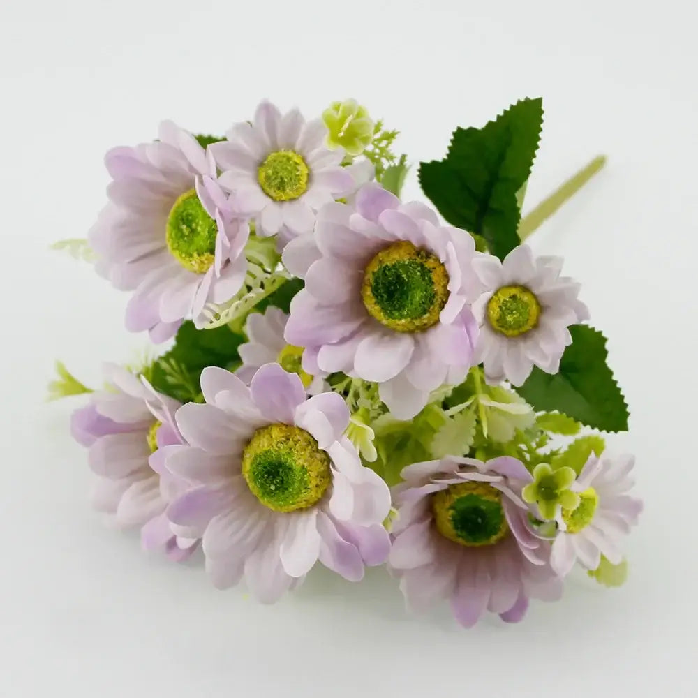 Blue Silk Floral Bouquet
