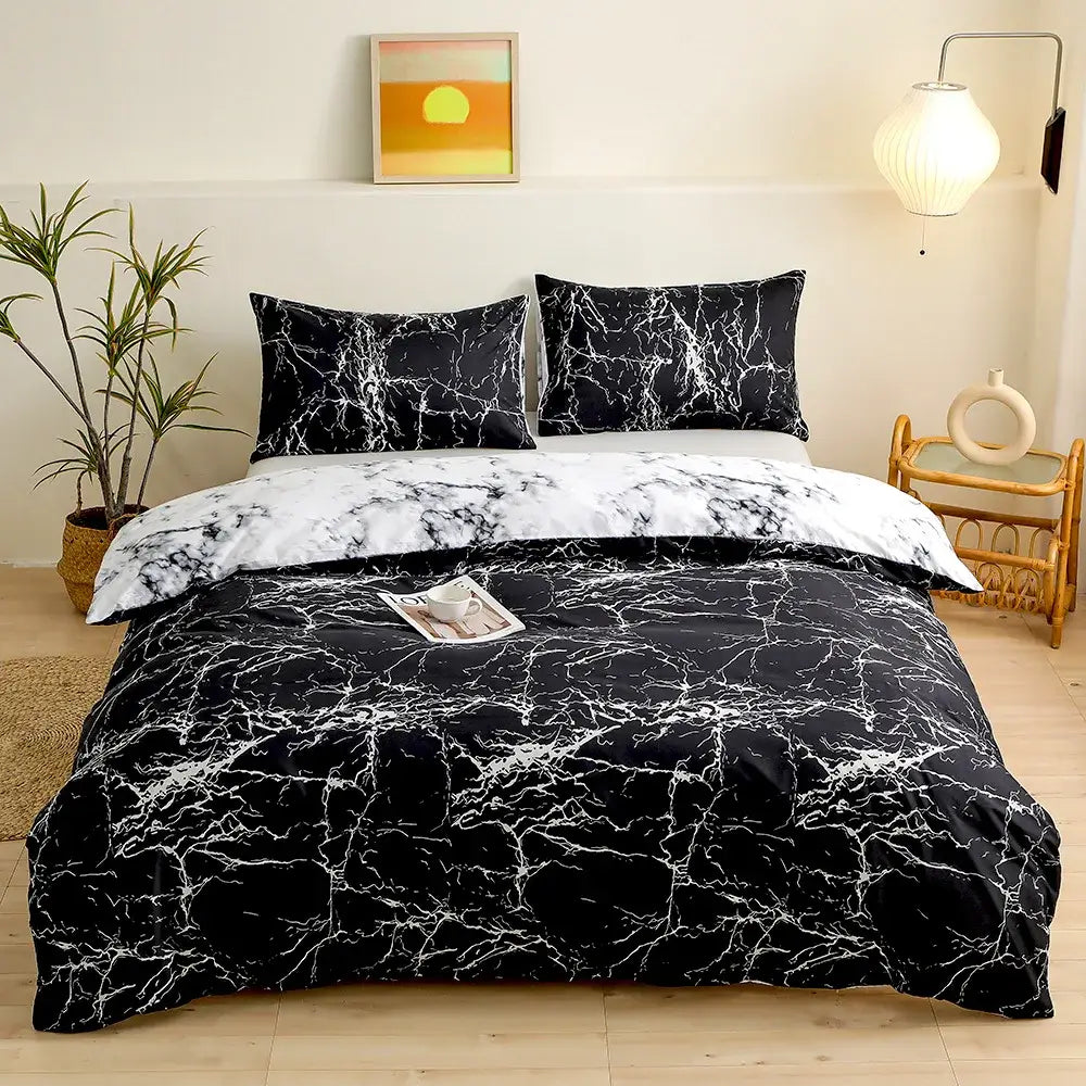 Blue Starry Duvet Cover Set