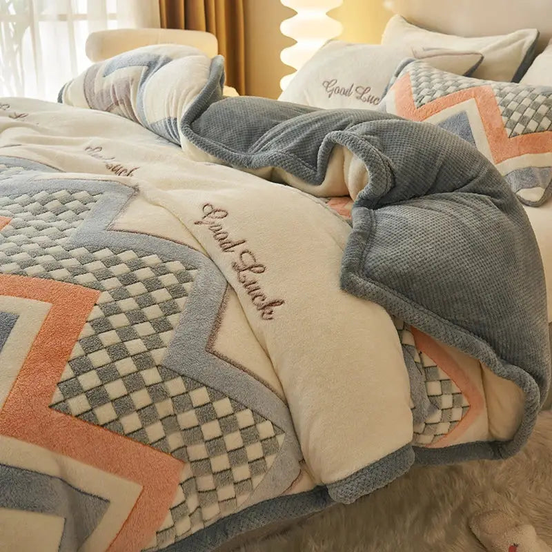 Blue Velvet Duvet Cover
