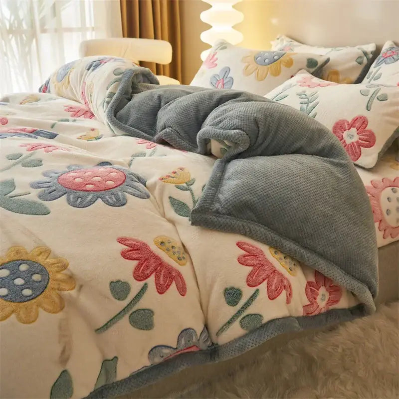 Blue Velvet Duvet Cover