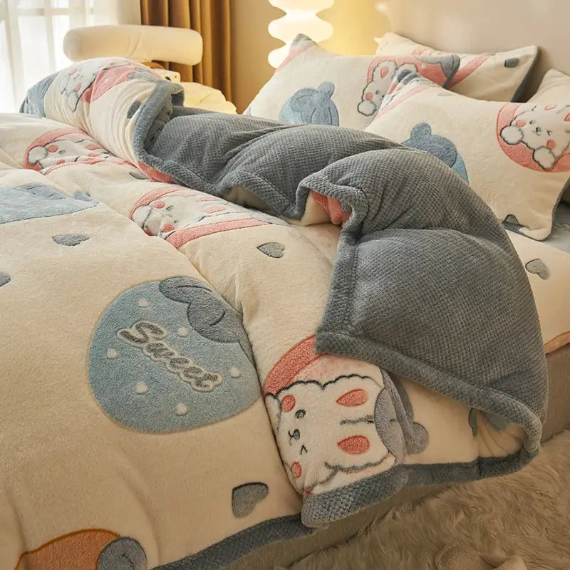 Blue Velvet Duvet Cover