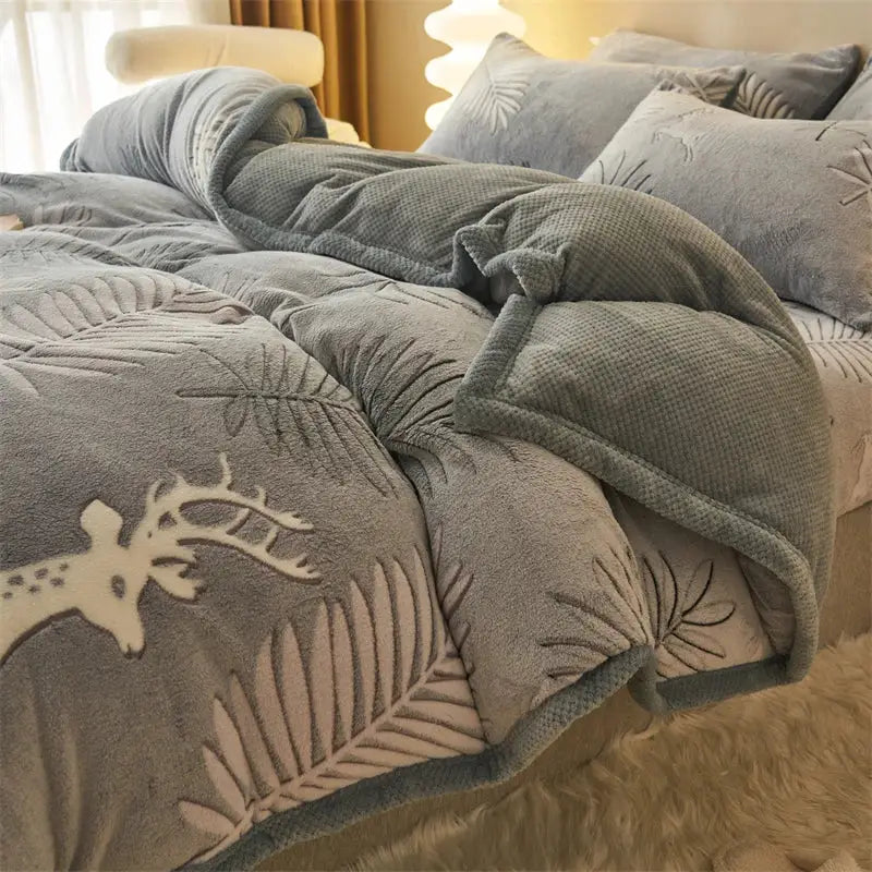 Blue Velvet Duvet Cover