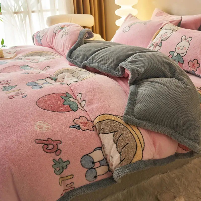Blue Velvet Duvet Cover
