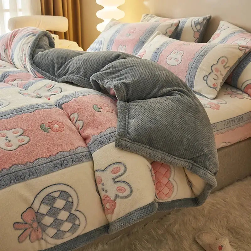 Blue Velvet Duvet Cover