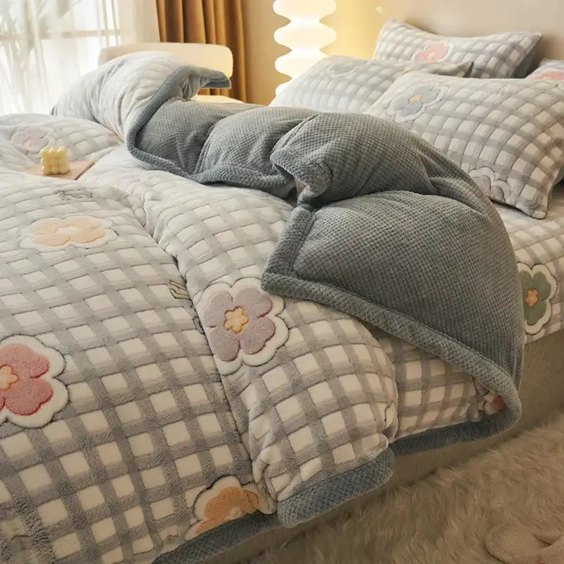 Blue Velvet Duvet Cover