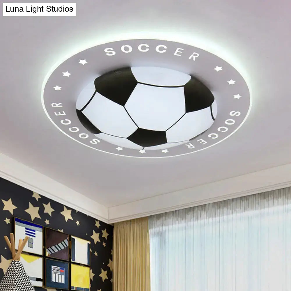 Black Football Ceiling Light