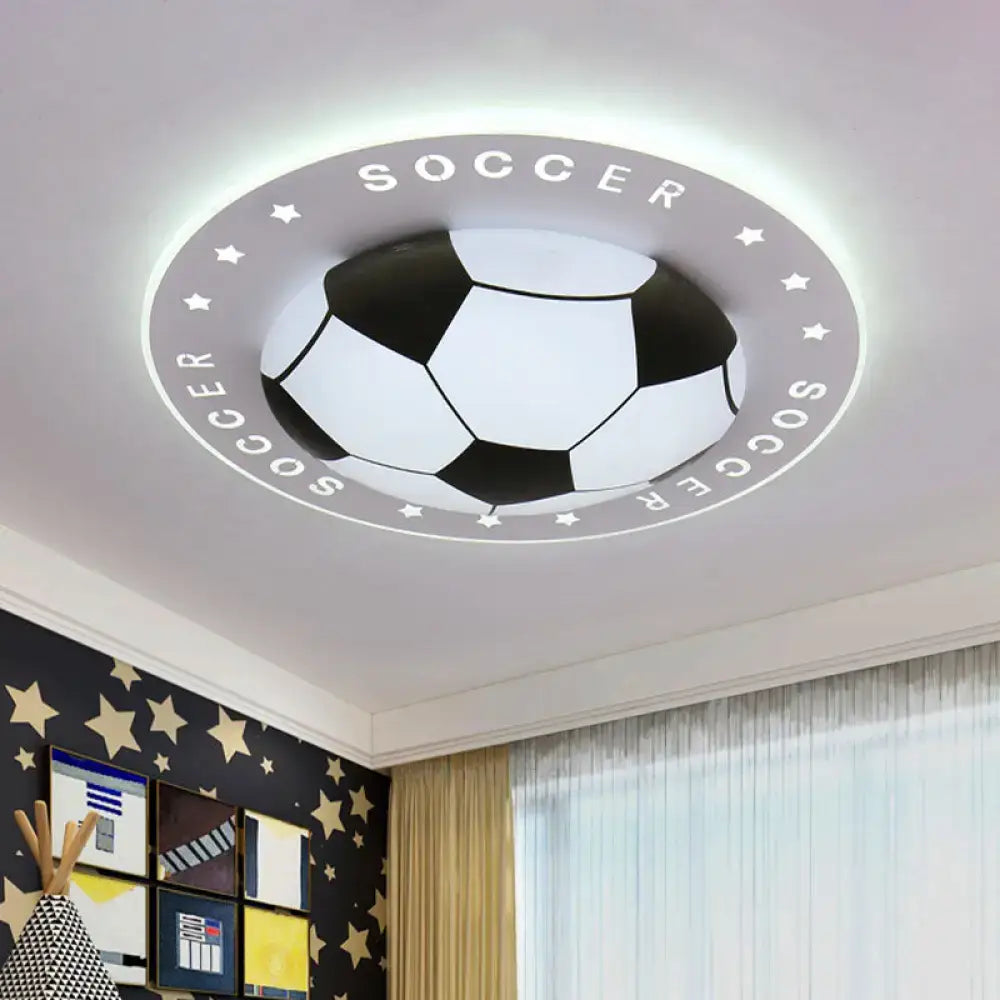 Black Football Ceiling Light