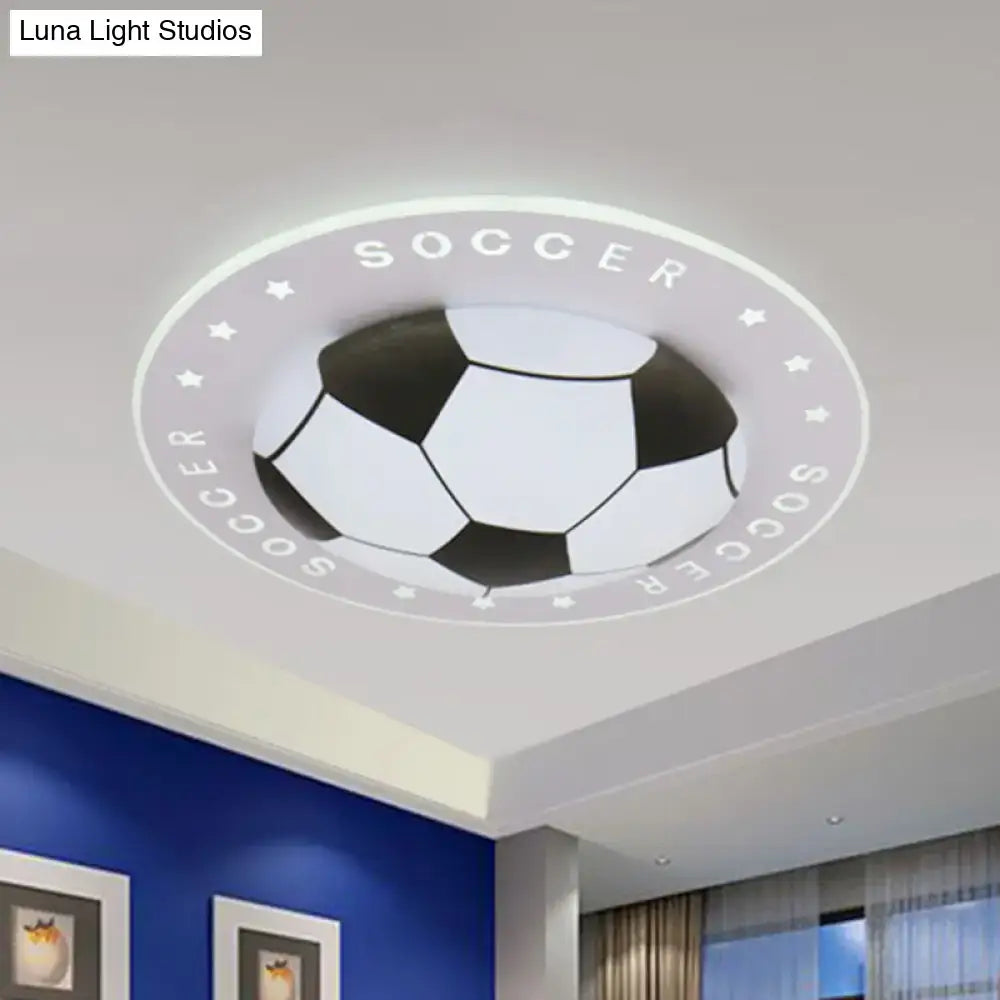 Black Football Ceiling Light