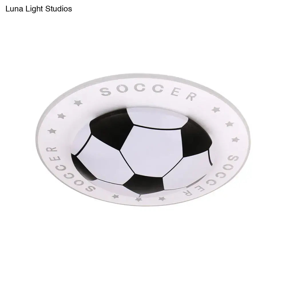 Black Football Ceiling Light