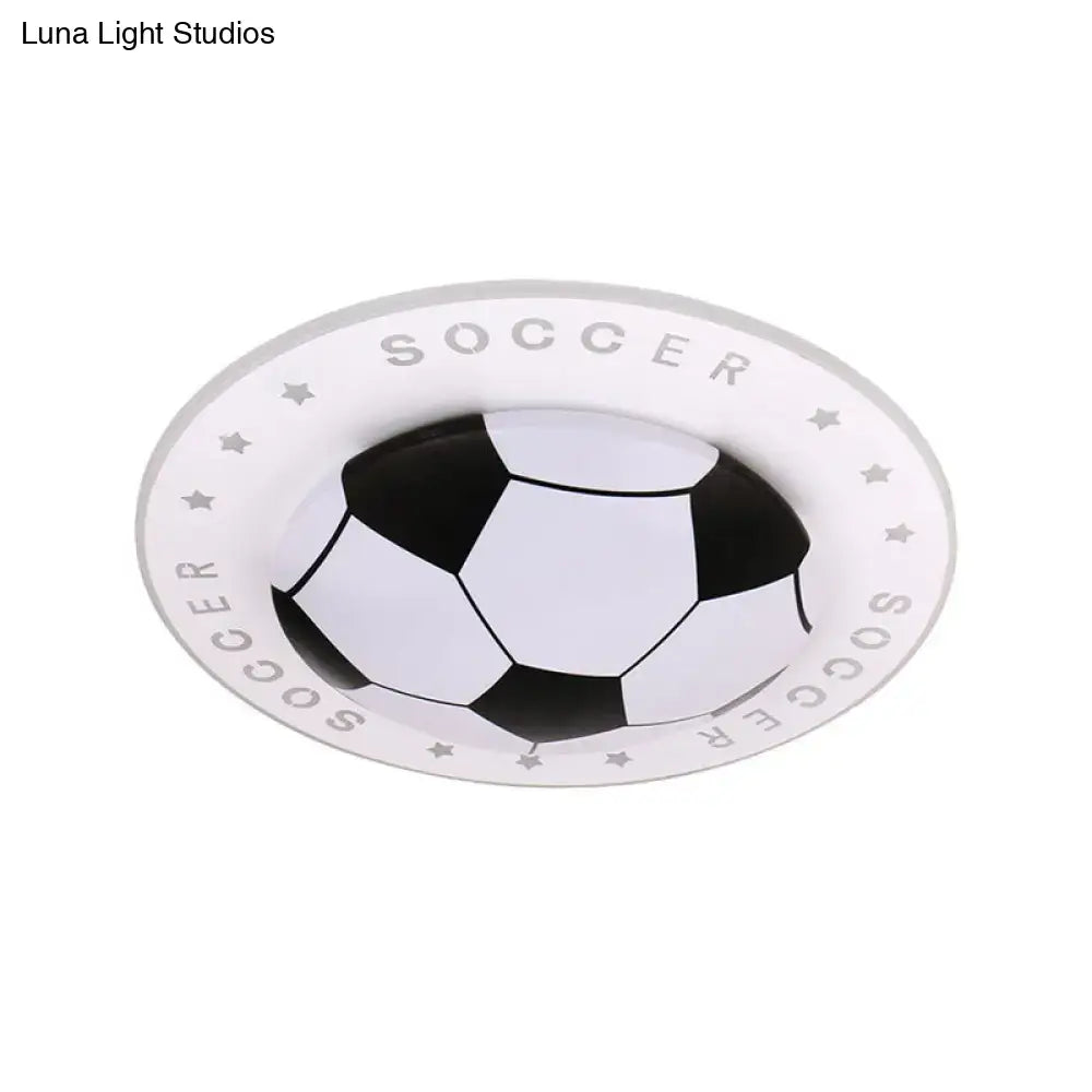 Black Football Ceiling Light