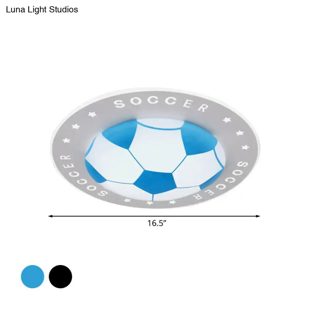 Black Football Ceiling Light