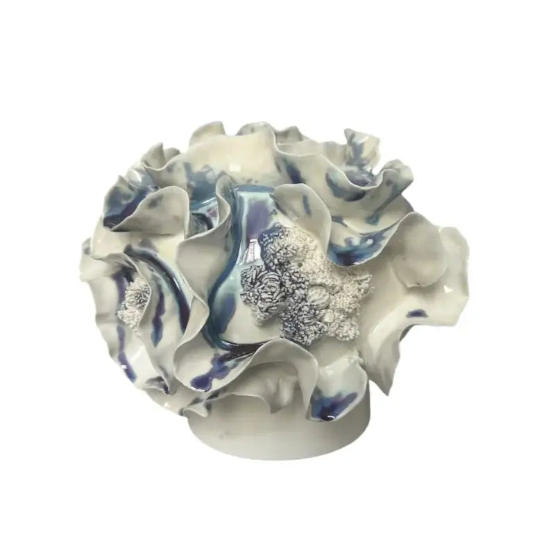 Fold Pattern Porcelain Vase