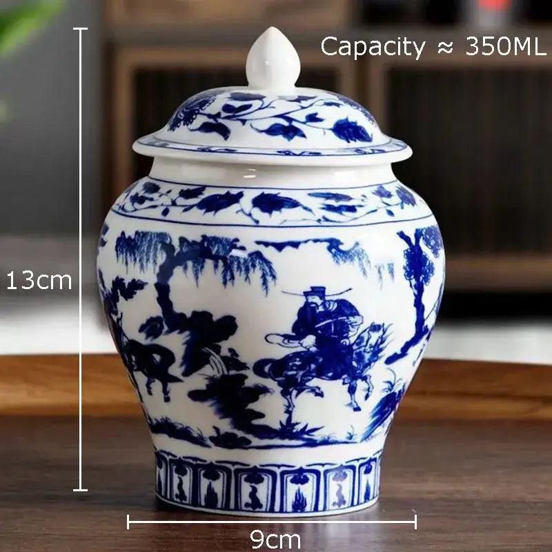Porcelain Tea Canister Jar 350ml