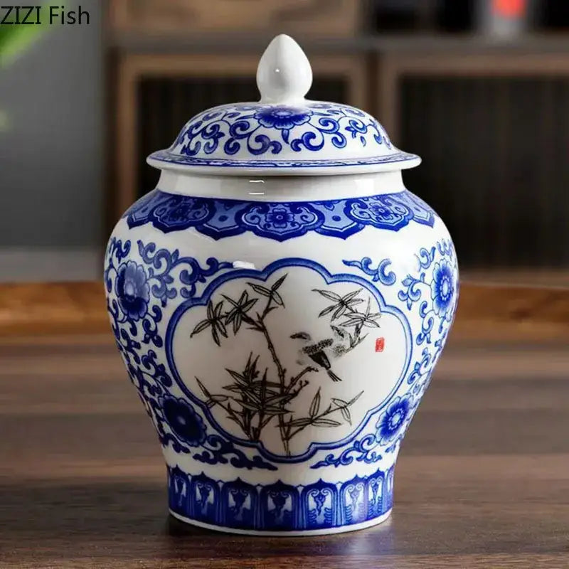 Porcelain Tea Canister Jar 350ml