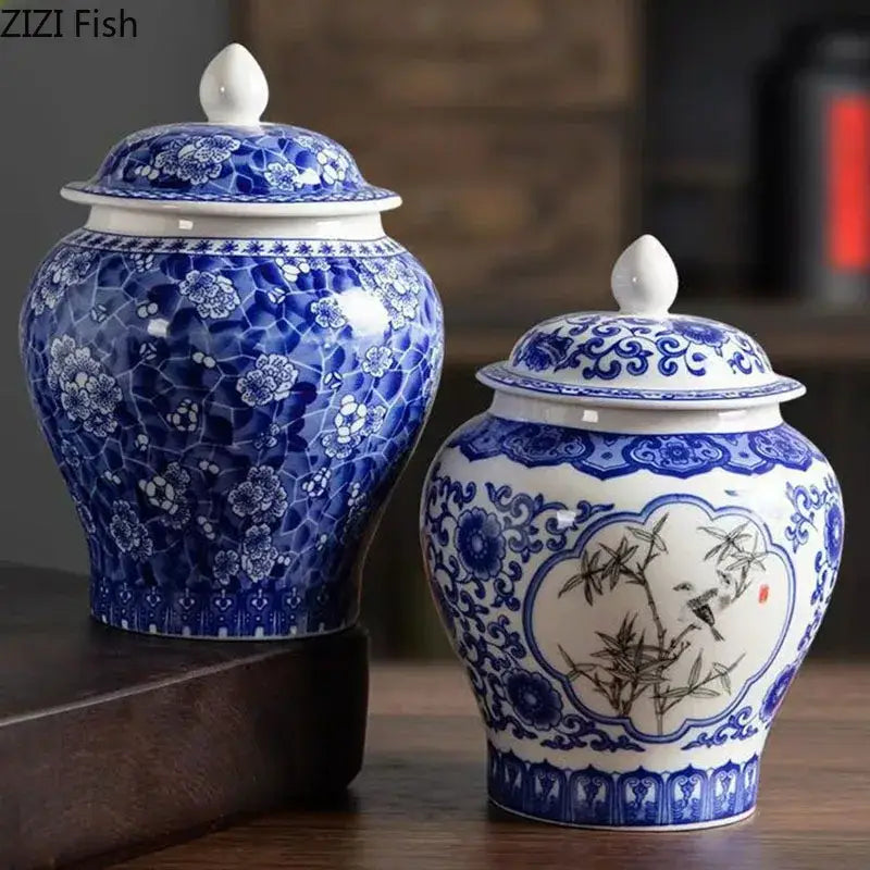 Porcelain Tea Canister Jar 350ml