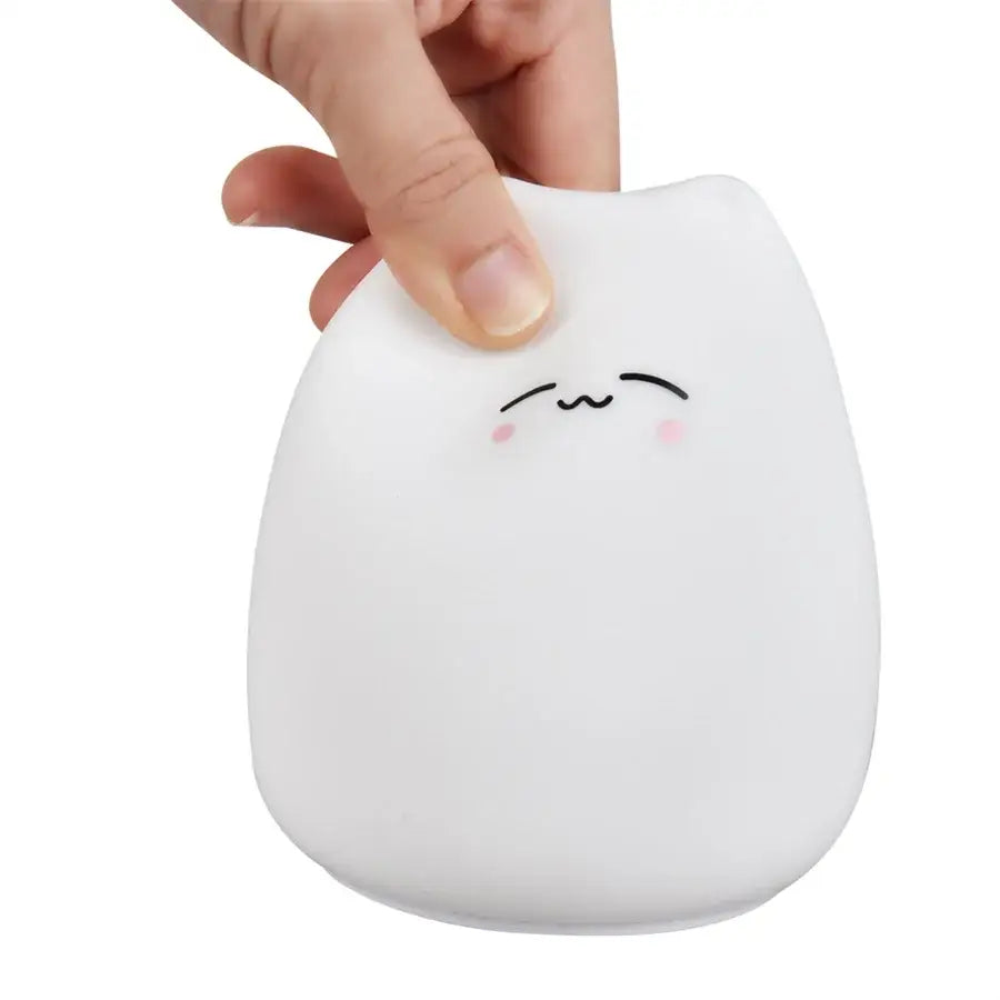 Blue Cat Silicone Night Light