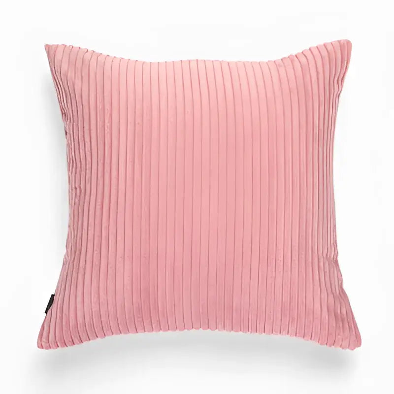 Grey Flocking Pillow Cover