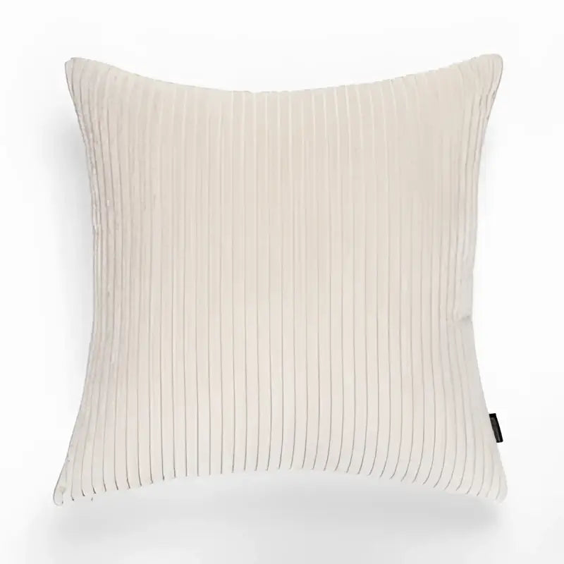 Grey Flocking Pillow Cover