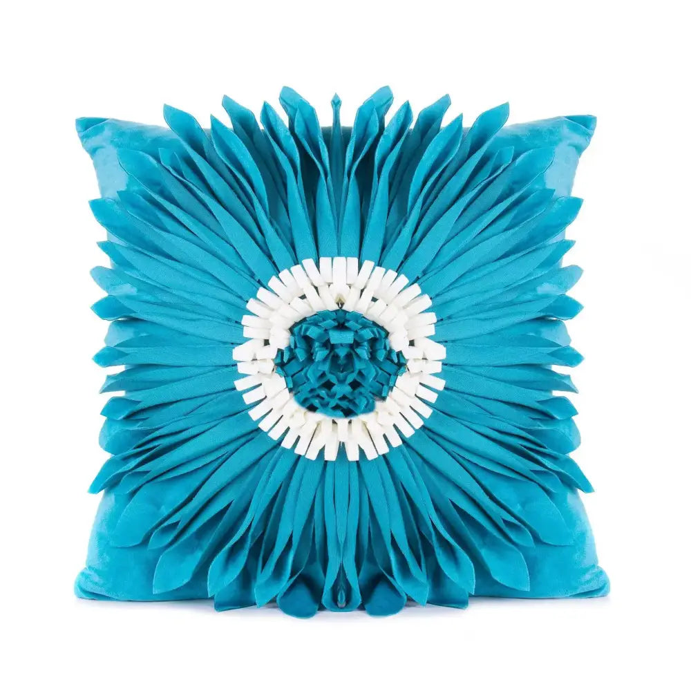 Beige Brown Tufted Cushion