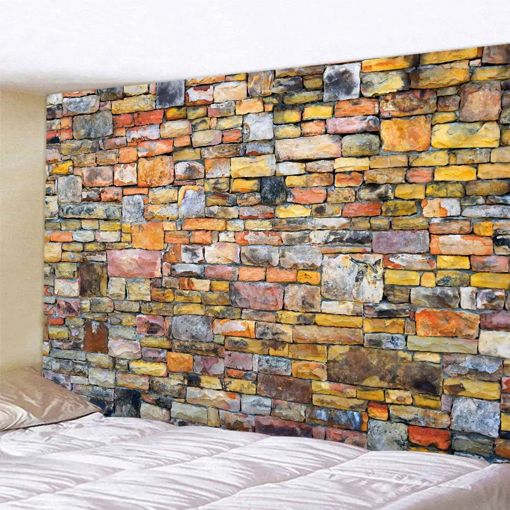 Mandala Brick Tapestry Decor