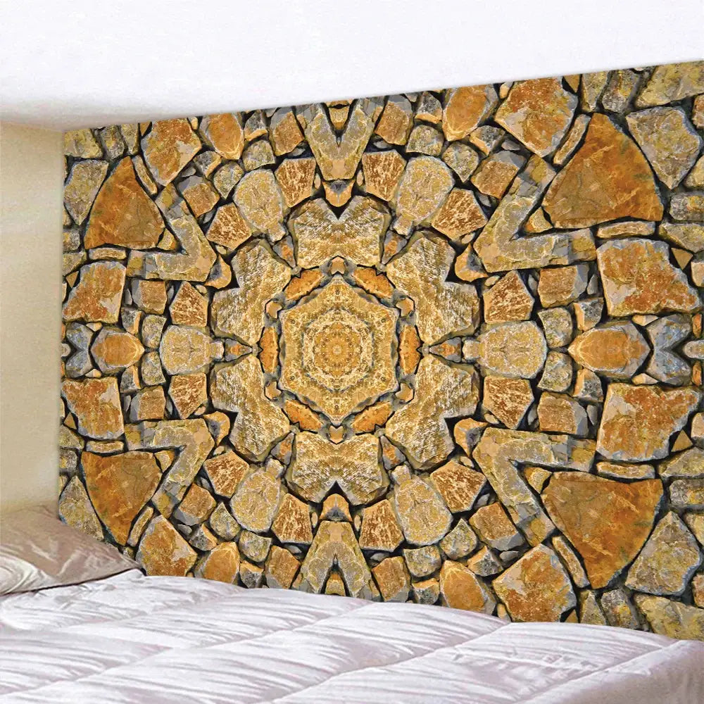Mandala Brick Tapestry Decor